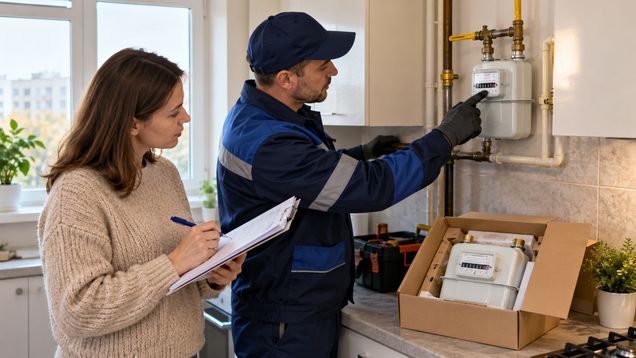 Как поменять газовый счетчик